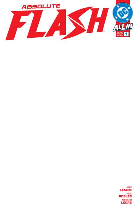 ABSOLUTE FLASH #1 CVR H BLANK CARD STOCK VAR PRESALE 3/19/2025