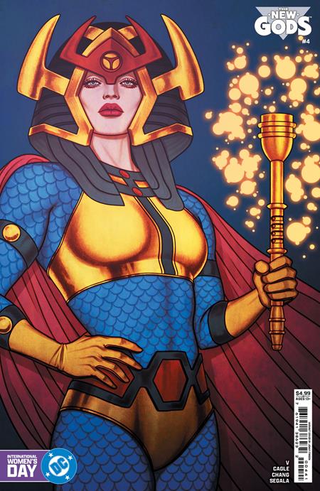 NEW GODS #4 (OF 12) CVR D JENNY FRISON INTERNATIONAL WOMENS DAY BIG BARDA CARD STOCK VAR PRESALE 3/19/2025