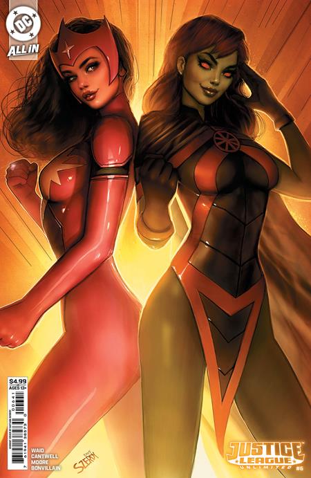 JUSTICE LEAGUE UNLIMITED #6 CVR C NATHAN SZERDY CARD STOCK VAR PRESALE 04/23/2025