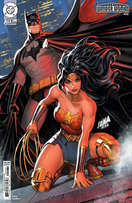 WONDER WOMAN #20 CVR B DAVID NAKAYAMA CARD STOCK VAR PRESALE 4/16/2025