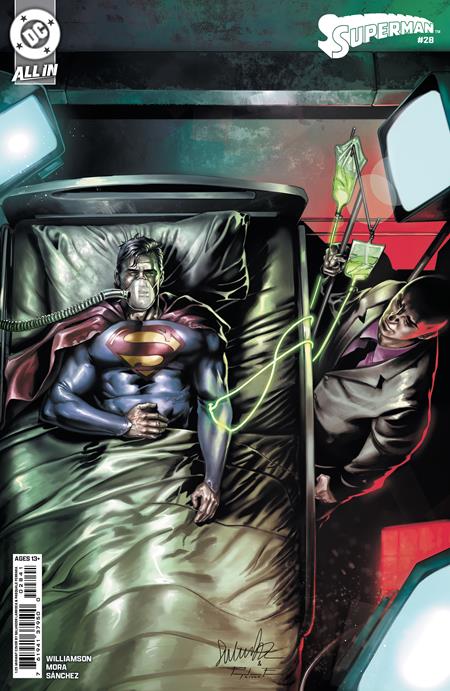 SUPERMAN #28 CVR E INCENTIVE 1:25 SALVADOR LARROCA CARD STOCK VAR PRESALE 7/23