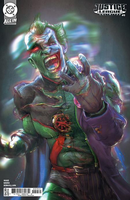 JUSTICE LEAGUE UNLIMITED #9 CVR C TIAGO DA SILVA CARD STOCK VAR (WE ARE YESTERDAY) PRESALE 7/23