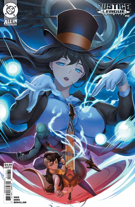 JUSTICE LEAGUE UNLIMITED #10 CVR C RACHTA LIN CARD STOCK VAR PRESALE 8/27