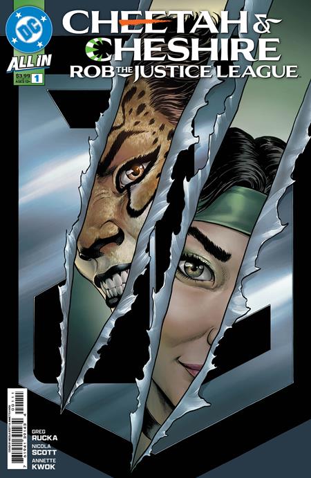 CHEETAH AND CHESHIRE ROB THE JUSTICE LEAGUE #1 (OF 6) CVR A NICOLA SCOTT PRESALE 8/6