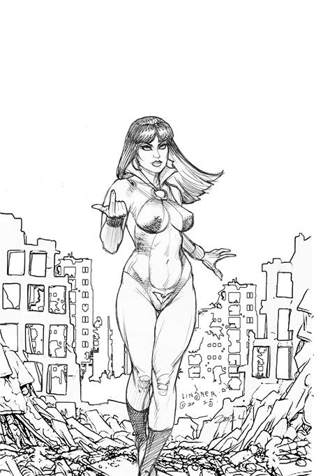 VAMPIRELLA ARMAGEDDON #3 CVR J INCENTIVE 1:15 JOSEPH MICHAEL LINSNER LINE ART VIRGIN VAR PRESALE 09/17/2025