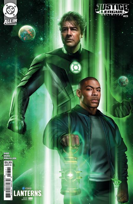Justice League Unlimited #23 Cover G Dave Wilkins Lanterns Card Stock