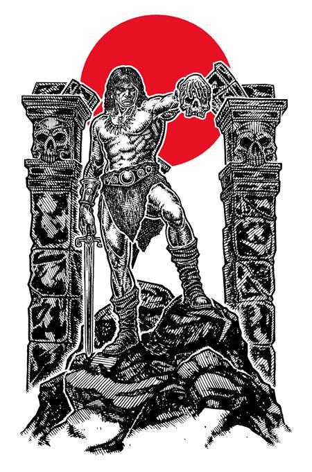 Conan The Barbarian Tides of the Tyrant King #2 (Of 4) Cover F Micah Ulrich Virgin Foil