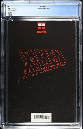 X-Men #1 (2024) Tyler Christopher Negative Space Virgin Variant -Margik CGC 9.8