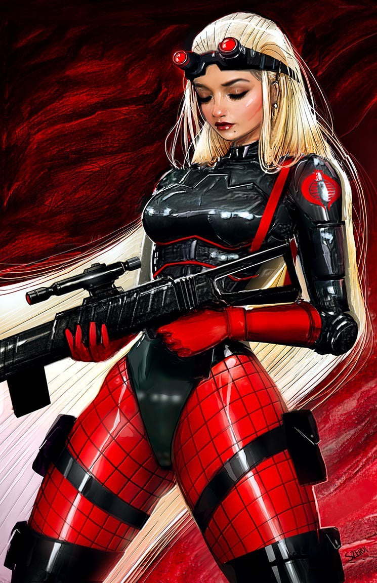 G.I. Joe #1 Nathan Szerdy exclusive Chameleon virgin variant cover