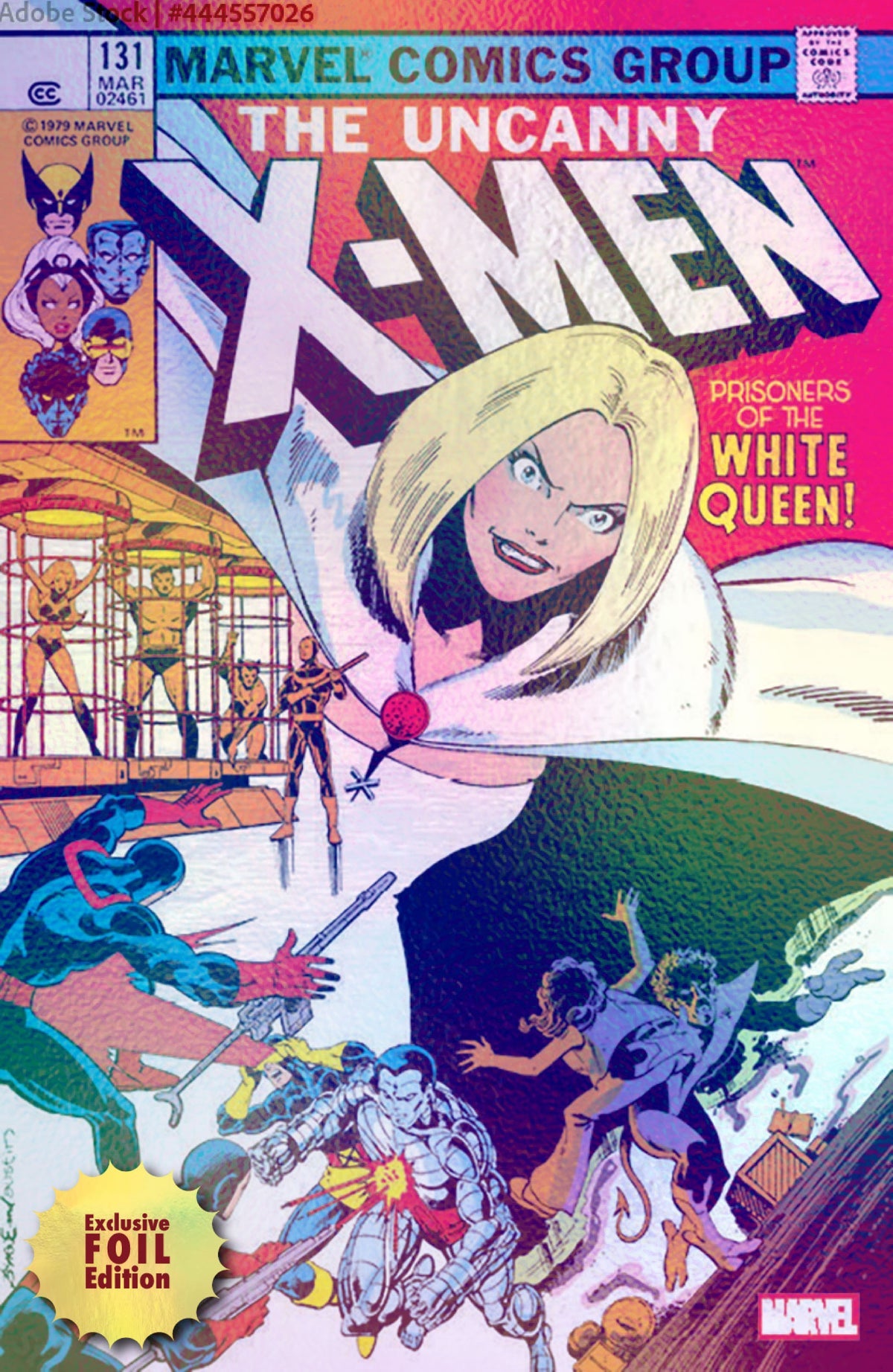 UNCANNY X-MEN #131 FACSIMILE FOILJOHN BYRNE - EMMA FROST