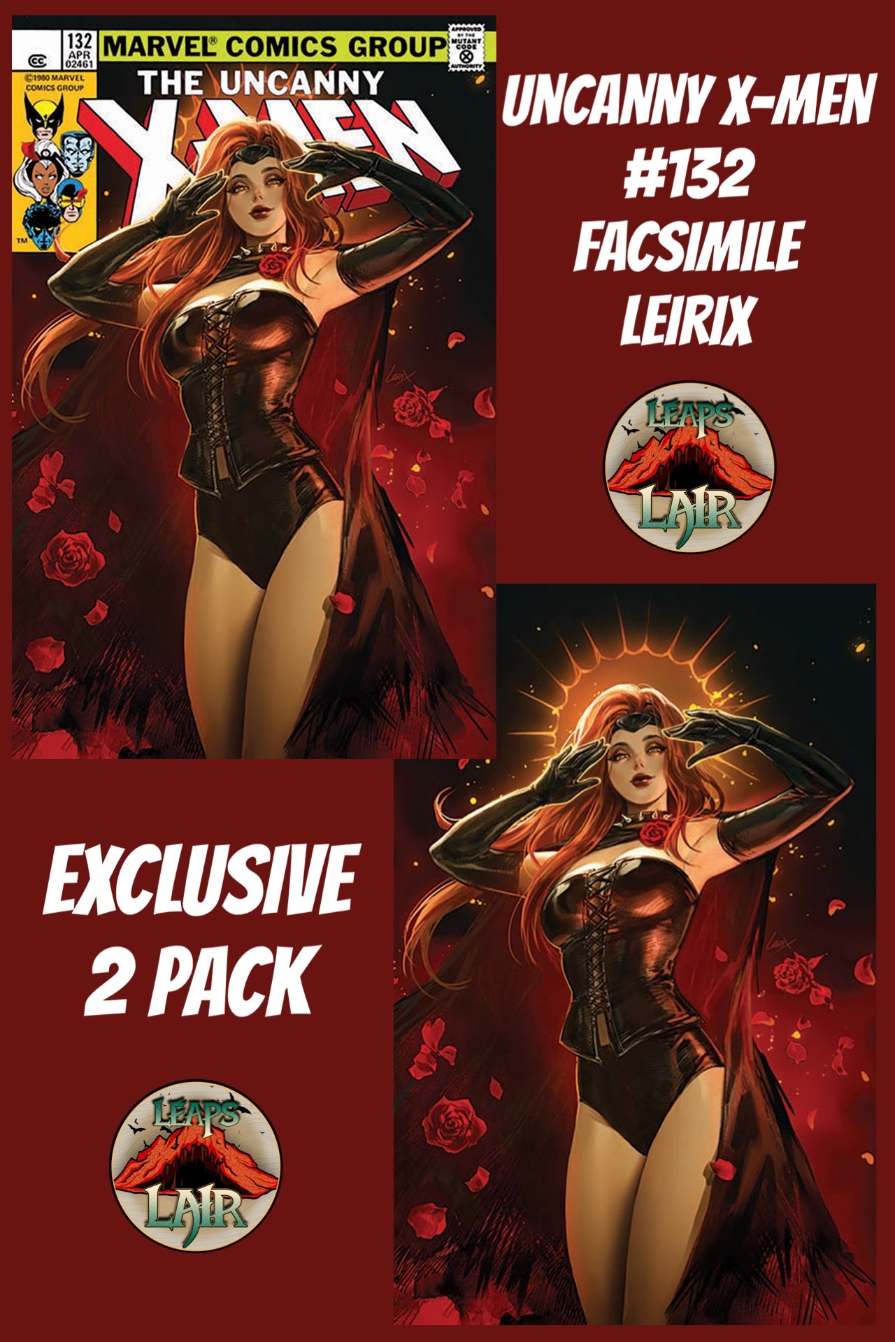 UNCANNY X-MEN #132 FACSIMILE EXCLUSIVE LEIRIX - 2PACK