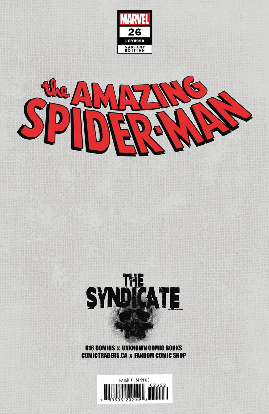 AMAZING SPIDER-MAN #26 LOBOS - VENOMIZED GWEN