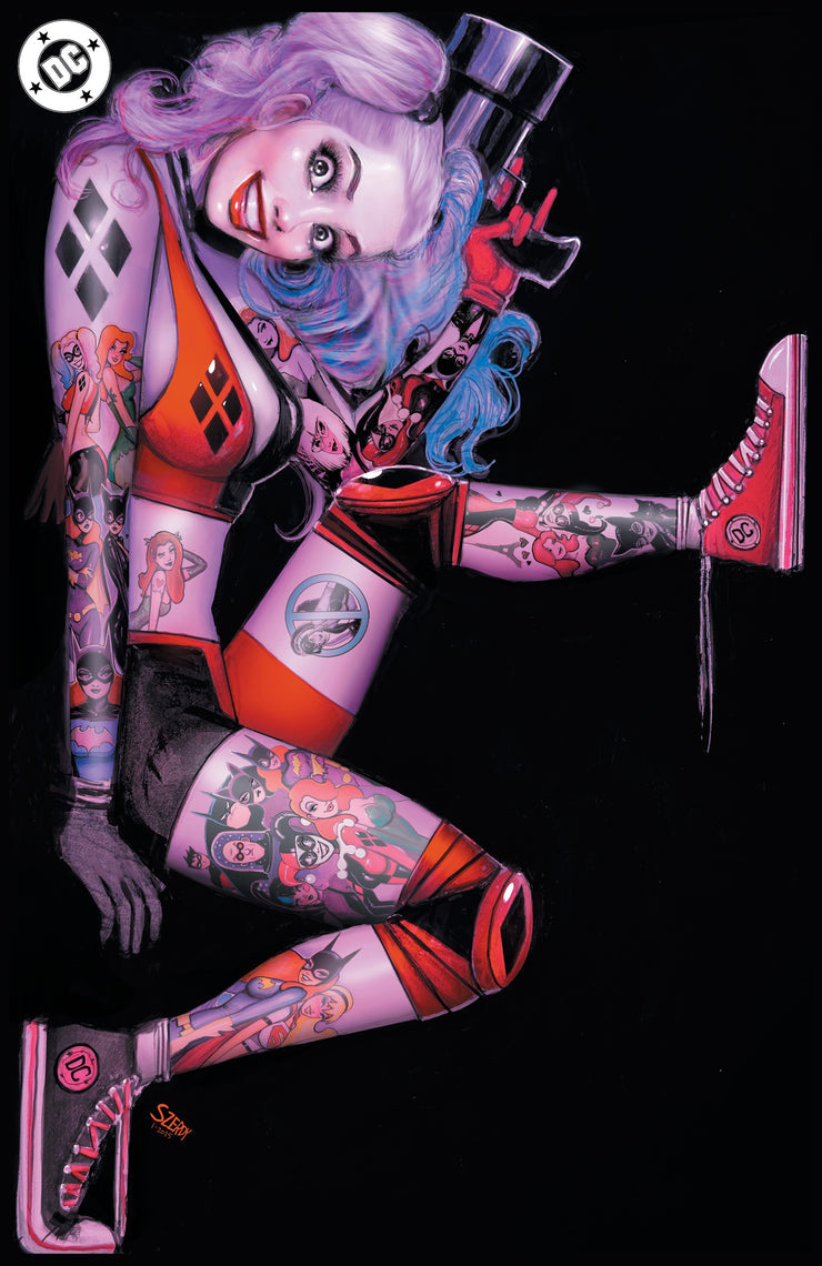 HARLEY QUINN #49-50 NATHAN SZERDY VIRGIN VARIANT SET LTD 1000