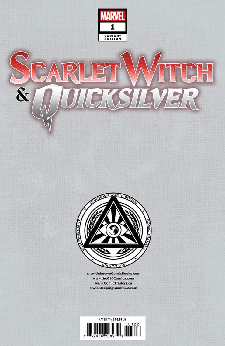 SCARLET WITCH & QUICKSILVER #1 PEACH MOMOKO VIRGIN VARIANT
