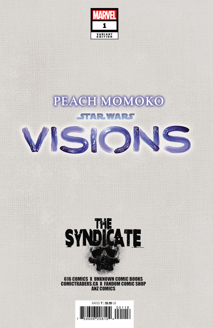 STAR WARS VISIONS PEACH MOMOKO 1 SUPERLOG VIRGIN VARIANT