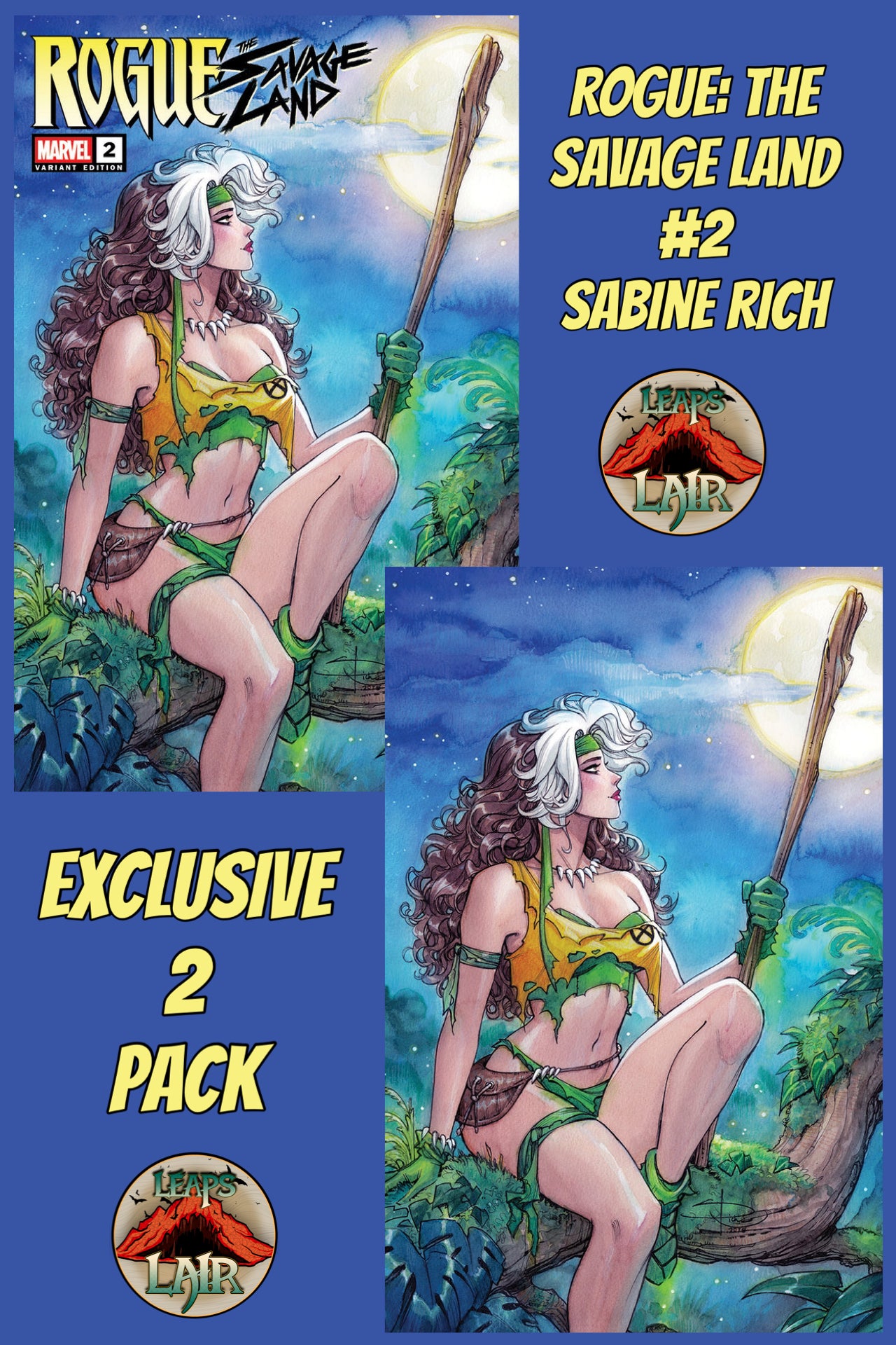 ROGUE: THE SAVAGE LAND #2 UNKNOWN COMIC SABINE RICH