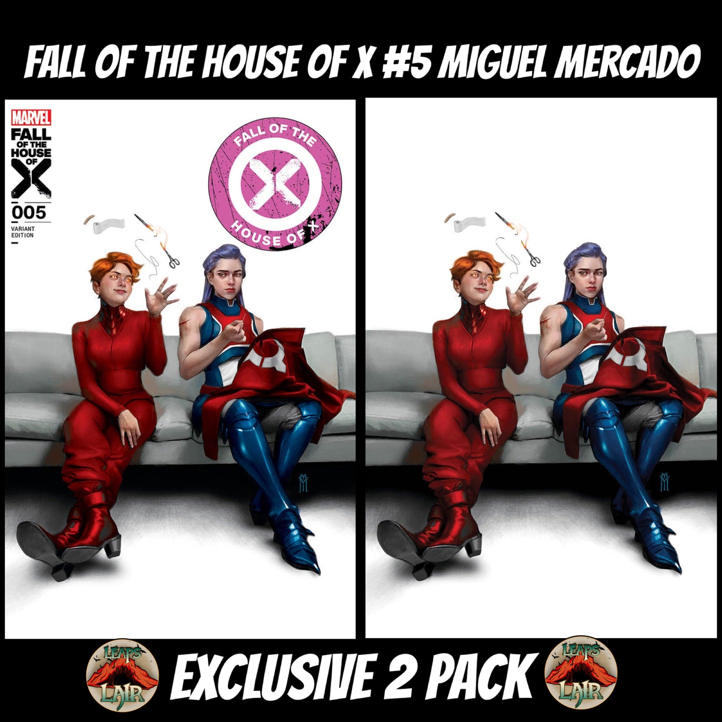 FALL OF THE HOUSE OF X #5 MIGUEL MERCADO EXCLUSIVE 2 PACK