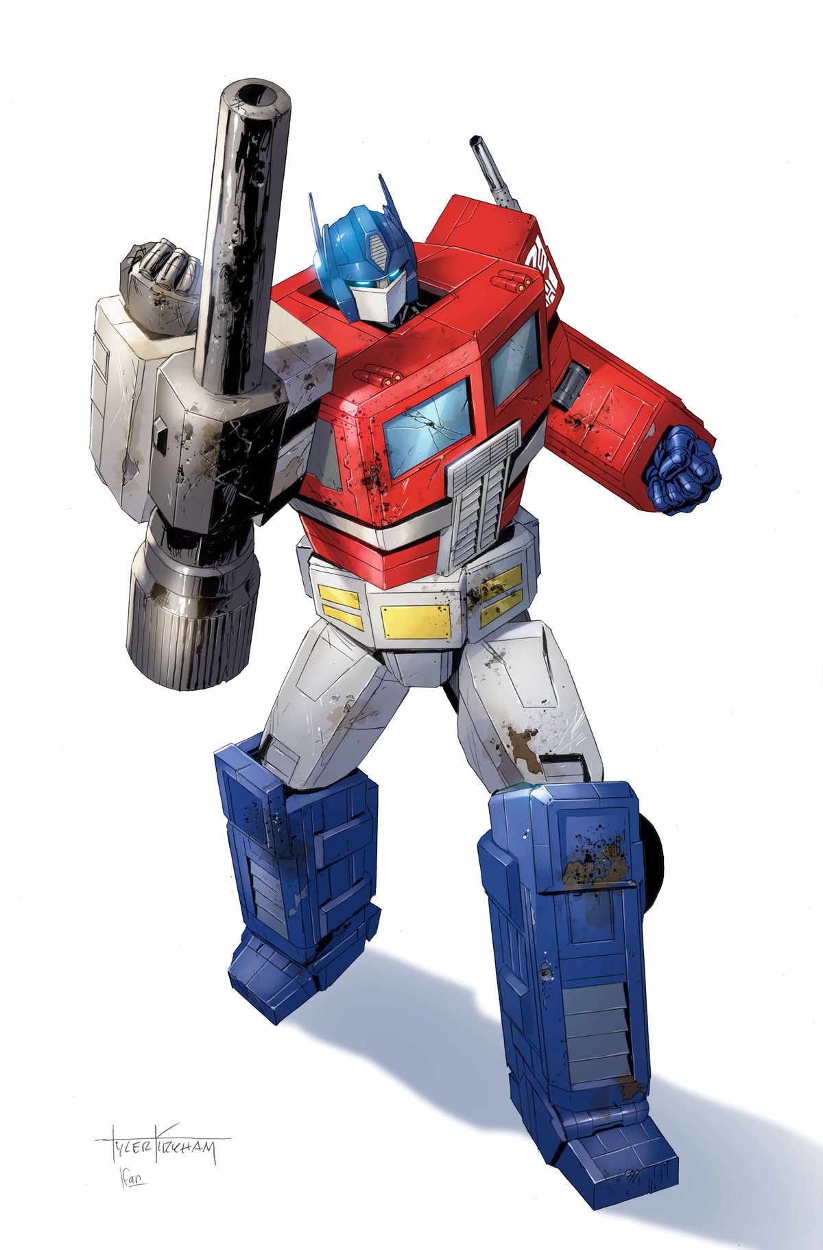 TRANSFORMERS #17 – TYLER KIRKHAM NEGATIVE SPACE VIRGIN VARIANT SET - OPTIMUS PRIME