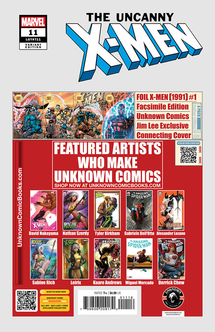 UNCANNY X-MEN #11 LOZANO EXCLUSIVE TRADE DRESS - GAMBIT