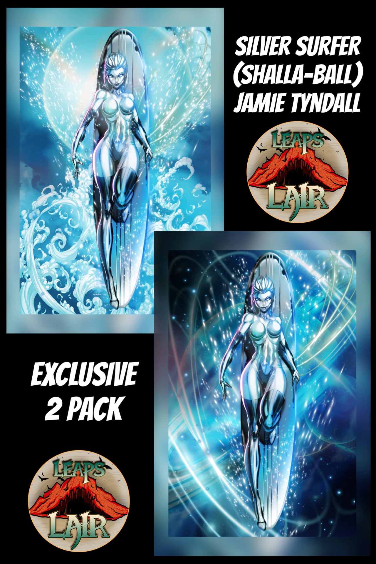 SILVER SURFER SHALLA-BAL LEAPSLAIR EXCLUSIVE VIRGIN (LTD 60) JAMIE TYNDALL
