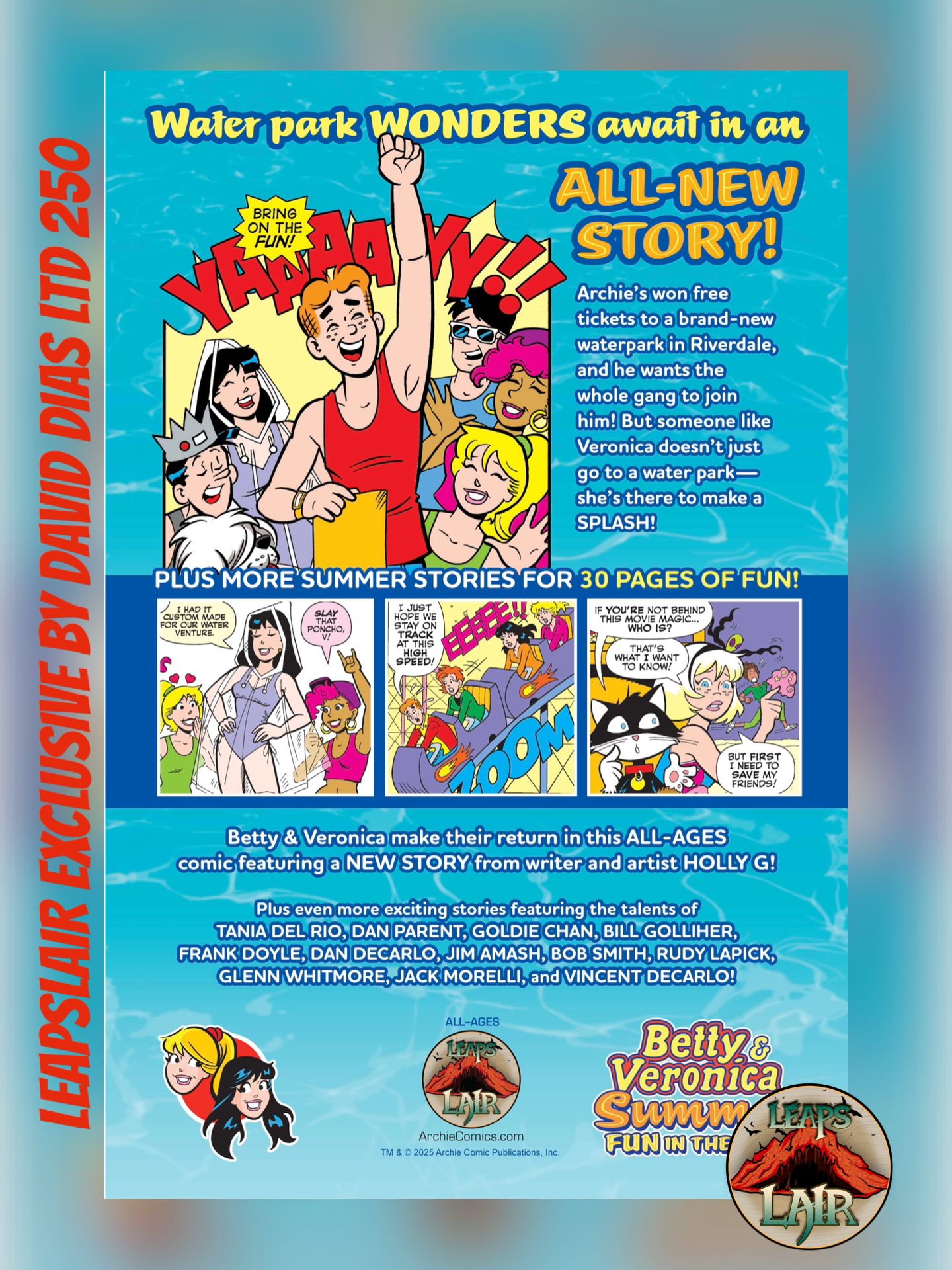 BETTY & VERONICA SUMMER FUN IN THE SUN (ONE SHOT) LEAPSLAIR EXCLUSIVE BY DAVID DIAS LTD 250