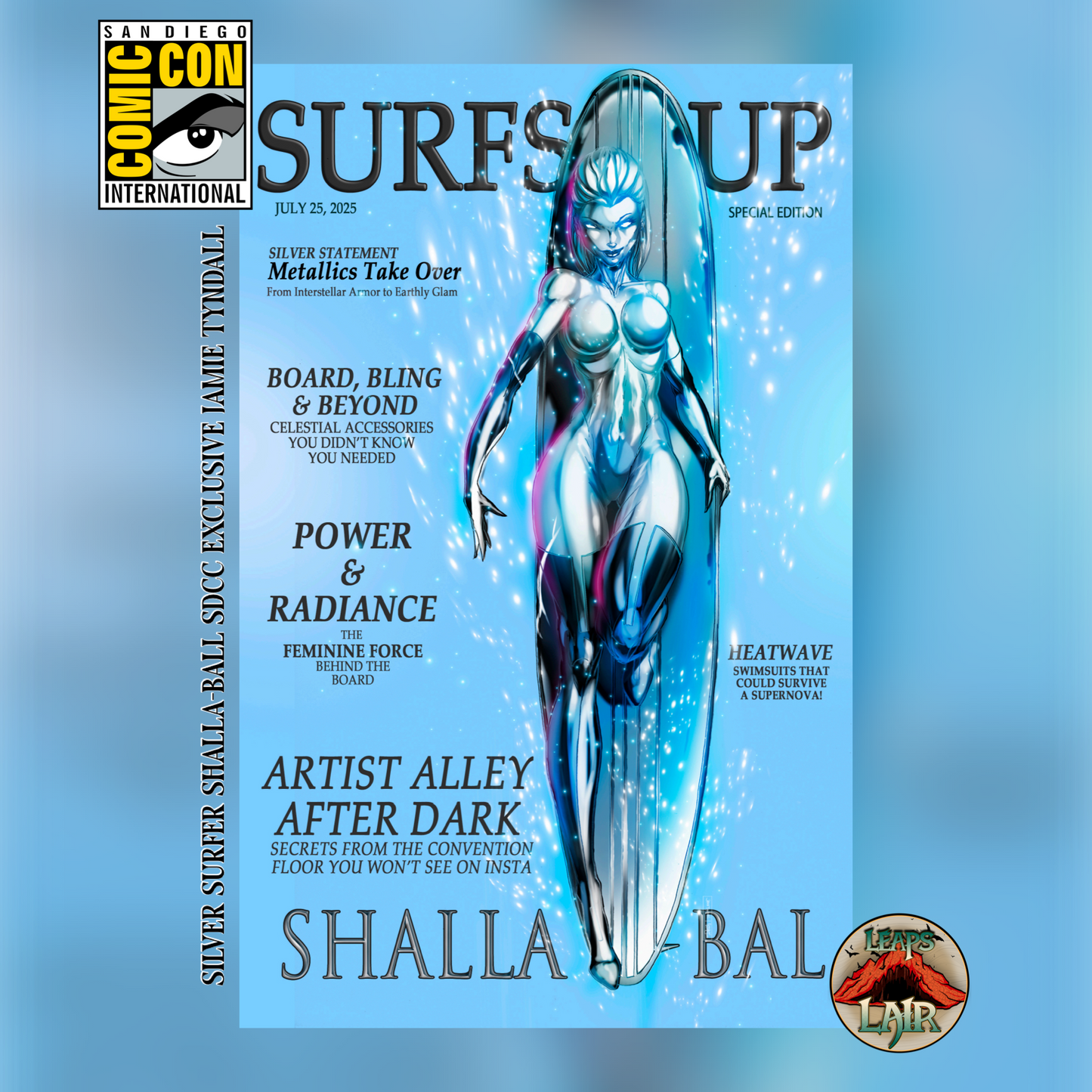 SILVER SURFER SHALLA-BAL LEAPSLAIR EXCLUSIVE VIRGIN (LTD 60) JAMIE TYNDALL