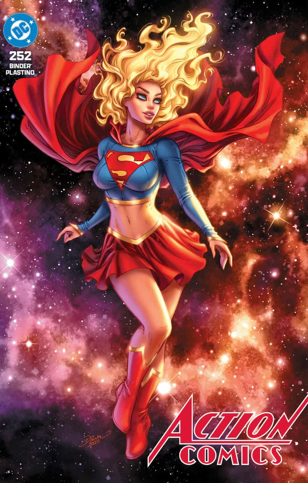 ACTION COMICS #252 FACSIMILE – Signed Dawn McTeigue Exclusive | 1st Supergirl | COA