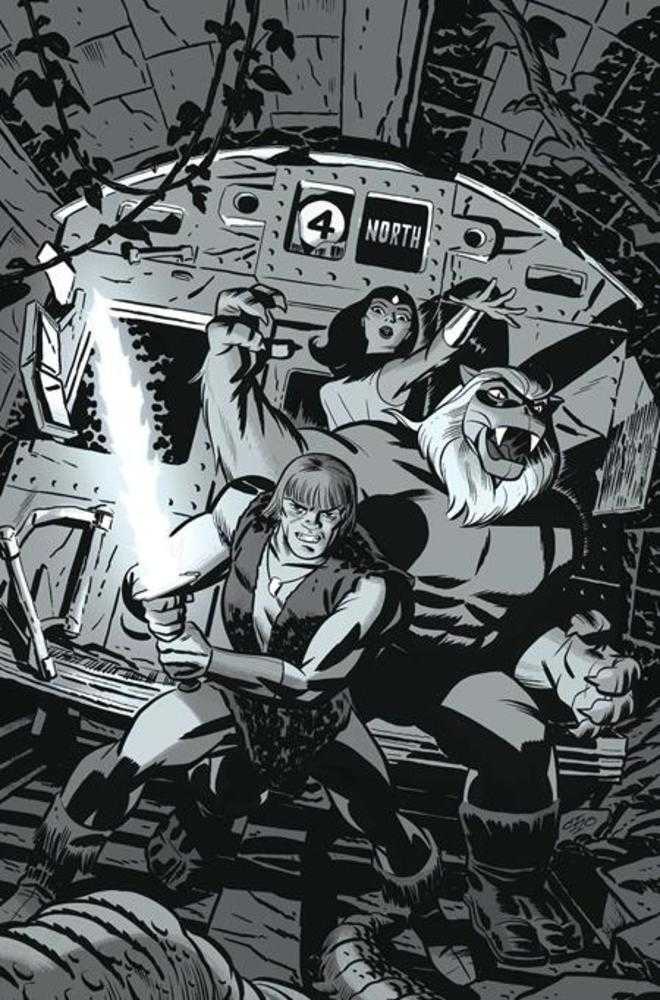 Thundarr The Barbarian #2 Cover H Inc 1:15 Michael Cho Line Art Full Art Variant PRESALE 3/4