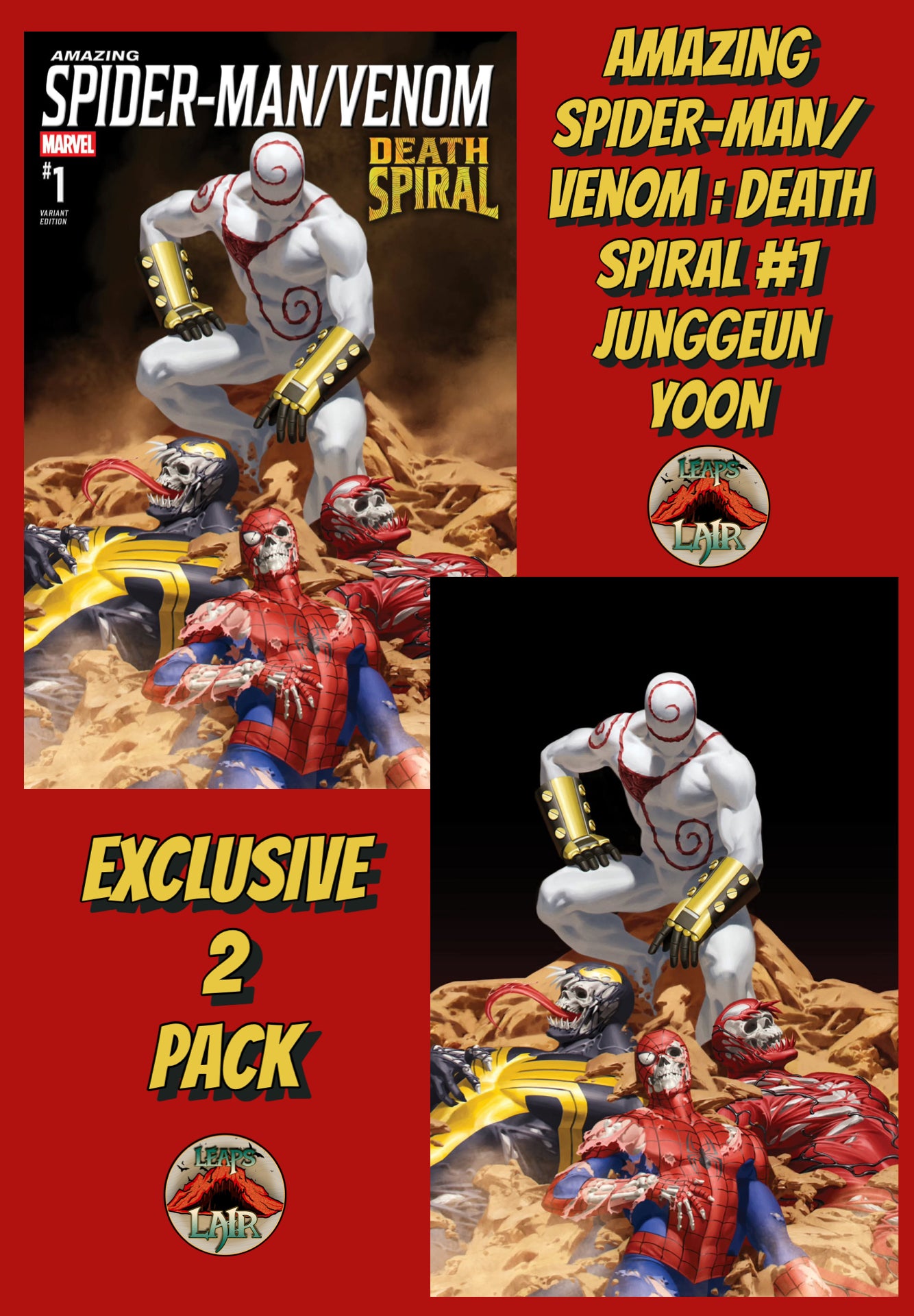 🕷️ ASM/Venom Death Spiral #1 Yoon Exclusive
