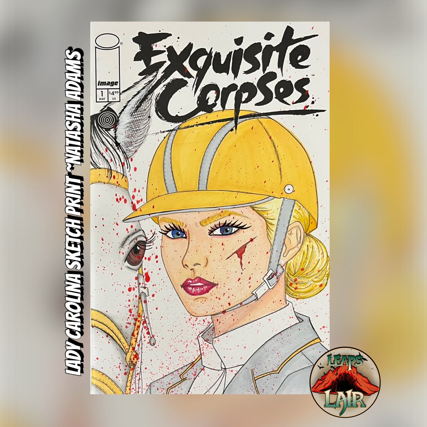 EXQUISITE CORPSES ~LADY CAROLINA SKETCH PRINT~NATASHA ADAMS