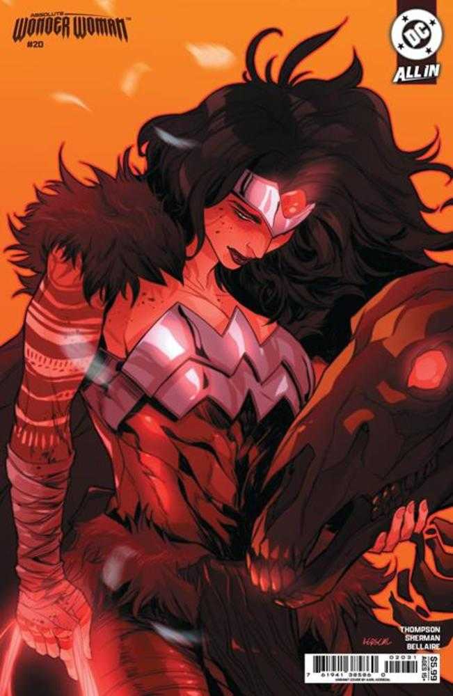 Comic book cover of 'Absolute Wonder Woman #20 Cover C Karl Kerschl Card Stock Variant'