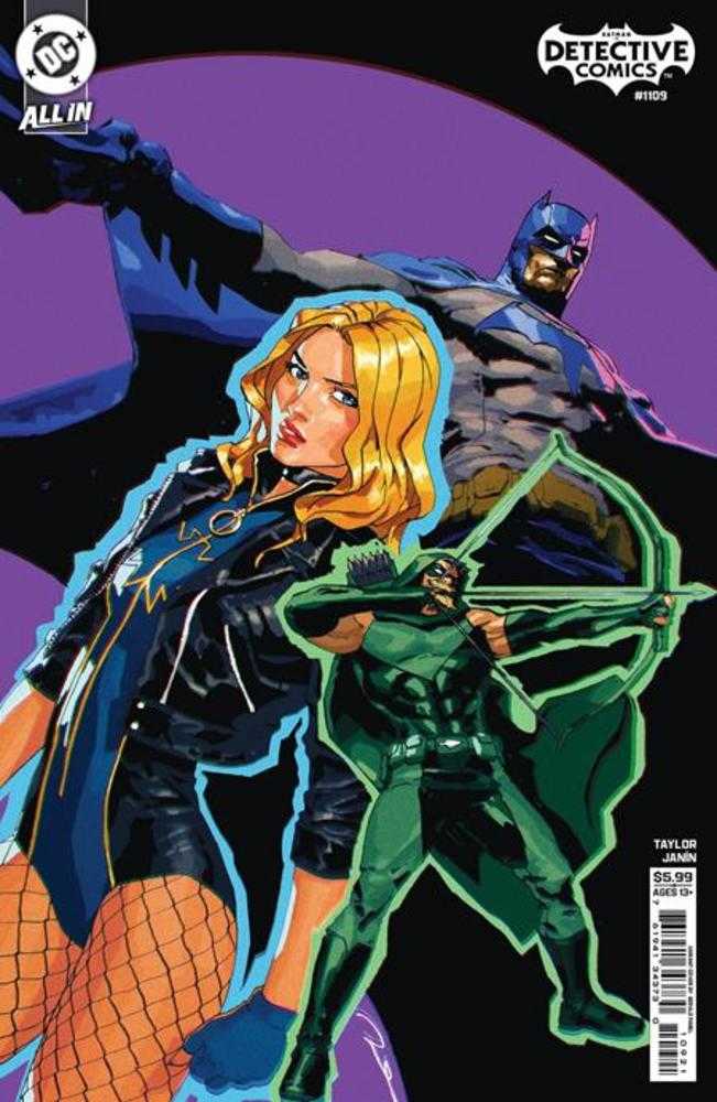 Comic book cover of 'Detective Comics #1109 Cover B Gerald Parel Card Stock Variant'