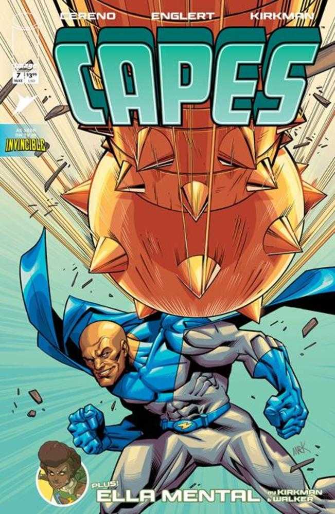 Comic book cover of 'Invincible Universe Capes #7 Cover A Mark Englert'