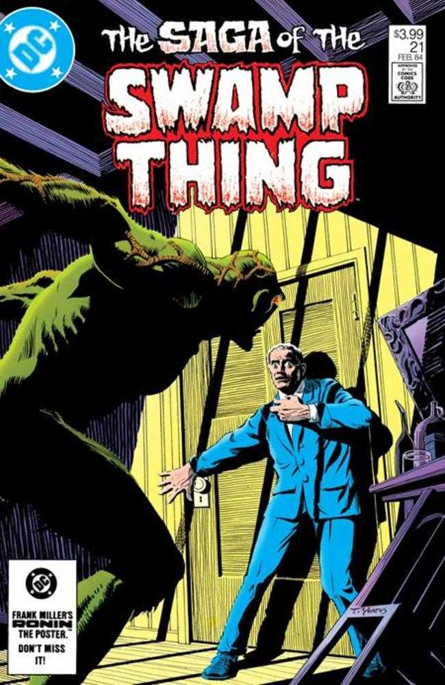 Comic book cover of 'Saga Of The Swamp Thing #21 Facsimile Edition Cover A Tom Yeates'