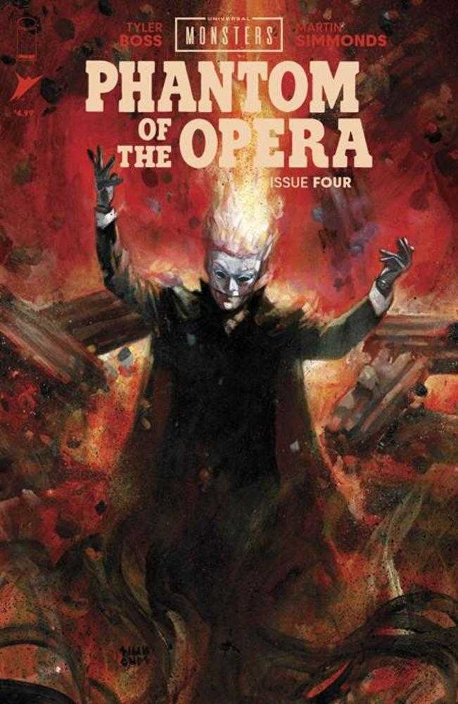 Comic book cover of 'Universal Monsters Phantom Of The Opera #4 (Of 4) Cover A Martin Simmonds'