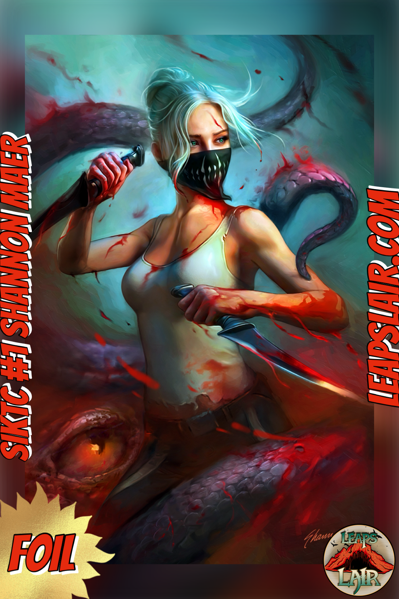 SIKTC #1 10th Printing Shannon Maer Blue Foil Exclusive LTD 300 Presale 3/11