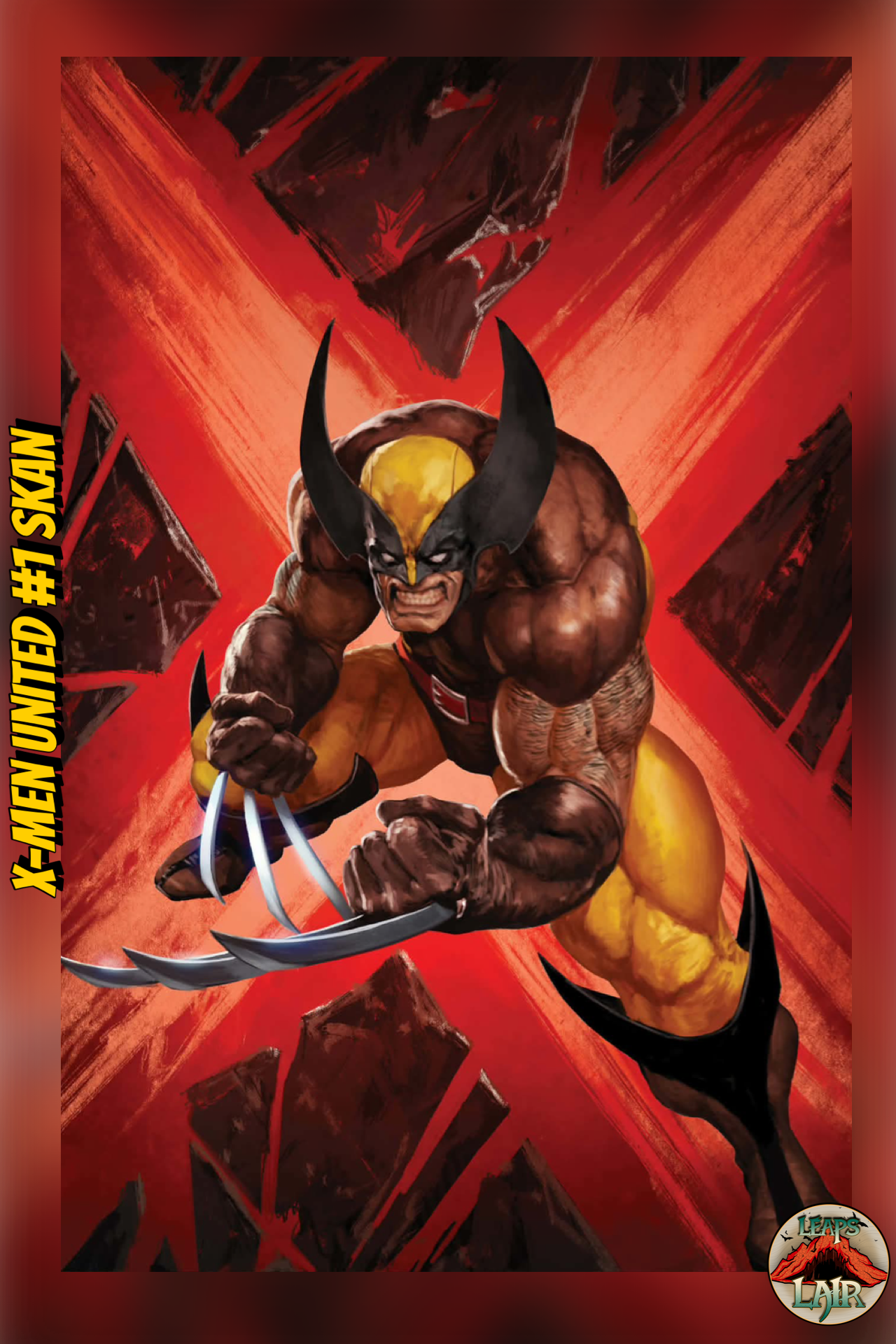 X-MEN UNITED #1 WOLVERINE SKAN LEAPSLAIR EXCLUSIVE – VIRGIN