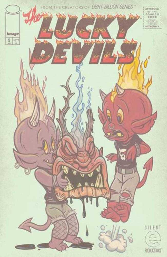 Comic book cover of 'Lucky Devils #9 Cover B Steeve Seeley & Ryan Browne Variant (Mature)'