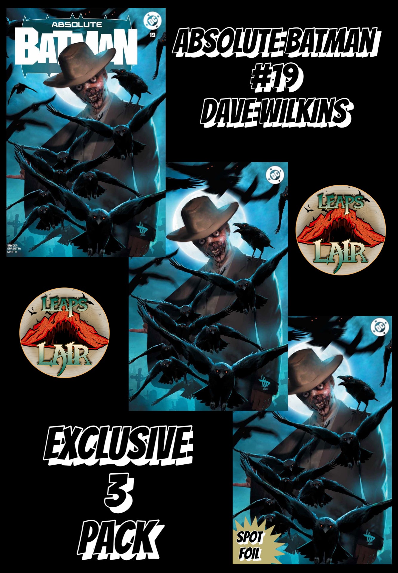 Absolute Batman #19 Wilkins Trade + Blue Set Bundle PREORDER 4/8