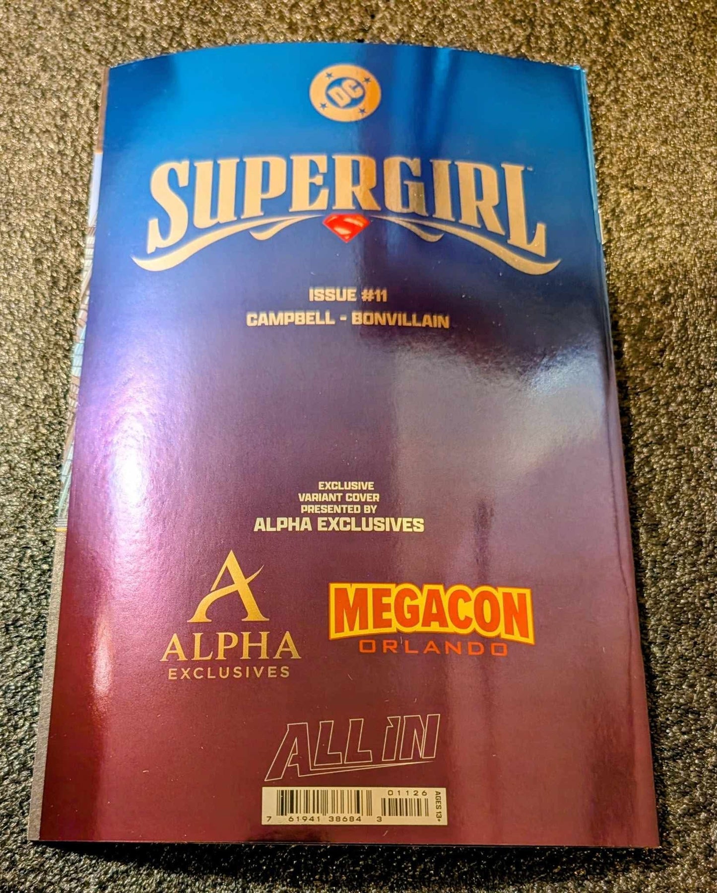 Supergirl #11 Foil Logo Variant – MEGACON Exclusive PREORDER 3/26