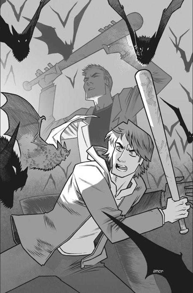 Supernatural #8 Cover K Inc 1:5 John Amor Line Art Full Art Variant