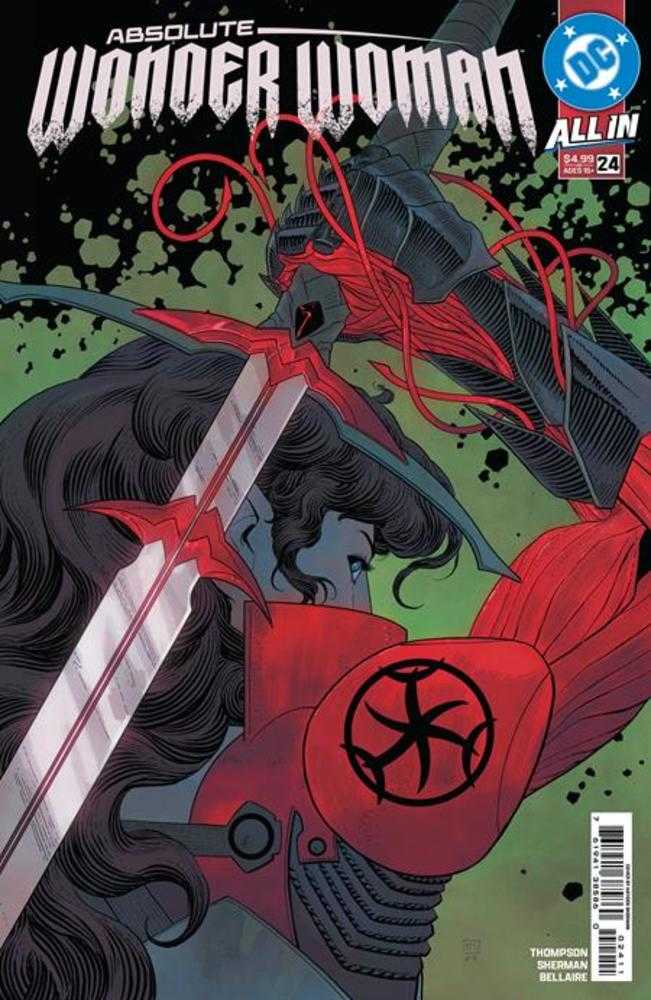 Comic book cover of 'Absolute Wonder Woman #24 Cover A Hayden Sherman'