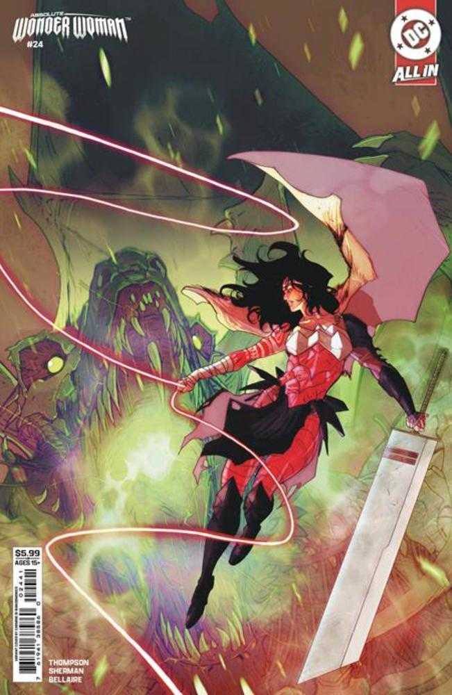 Comic book cover of 'Absolute Wonder Woman #24 Cover D Carmine Di Giandomenico Card Stock Variant'