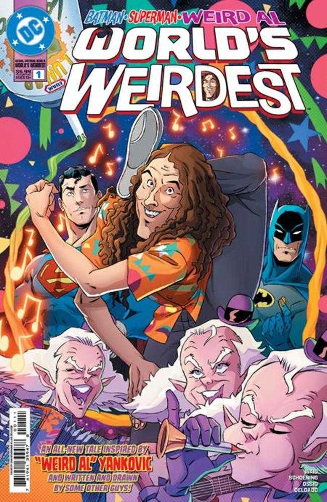 Batman Superman Weird Al Worlds Weirdest #1 (One Shot) Cover A Dan Schoening PRESALE 9/02