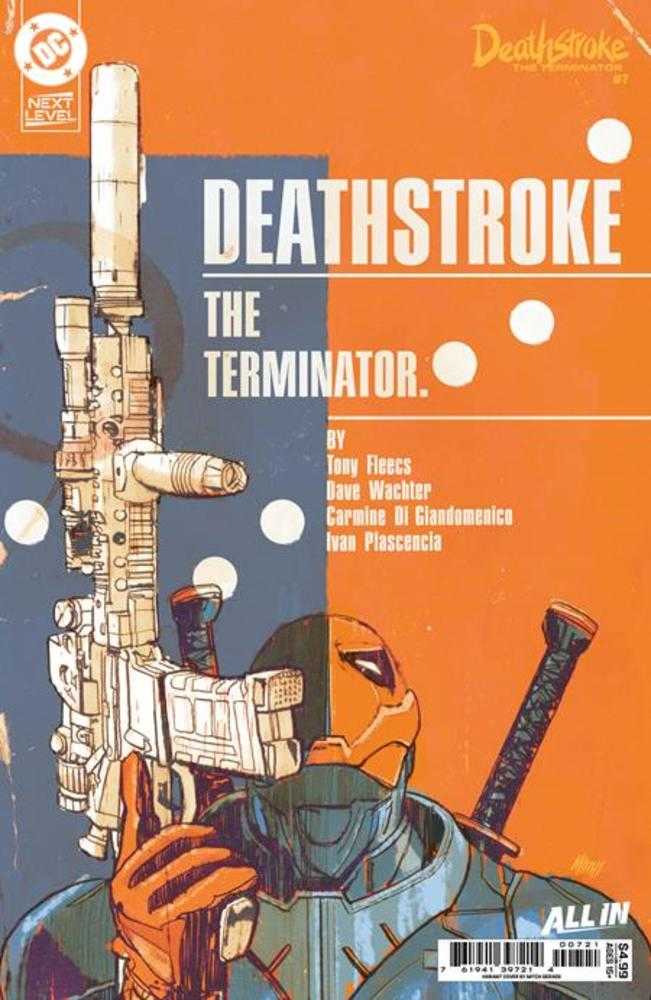 Deathstroke The Terminator #7 Cover B Mitch Gerads Card Stock Variant PRESALE 9/16