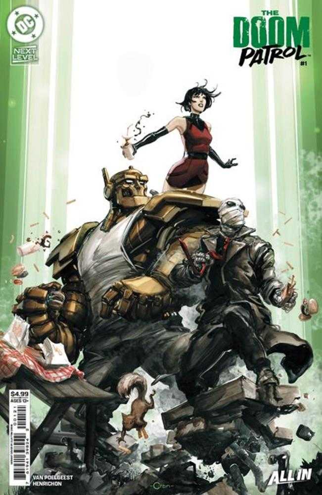 Doom Patrol #1 Cover B Clayton Crain Card Stock Variant PRESALE 9/02