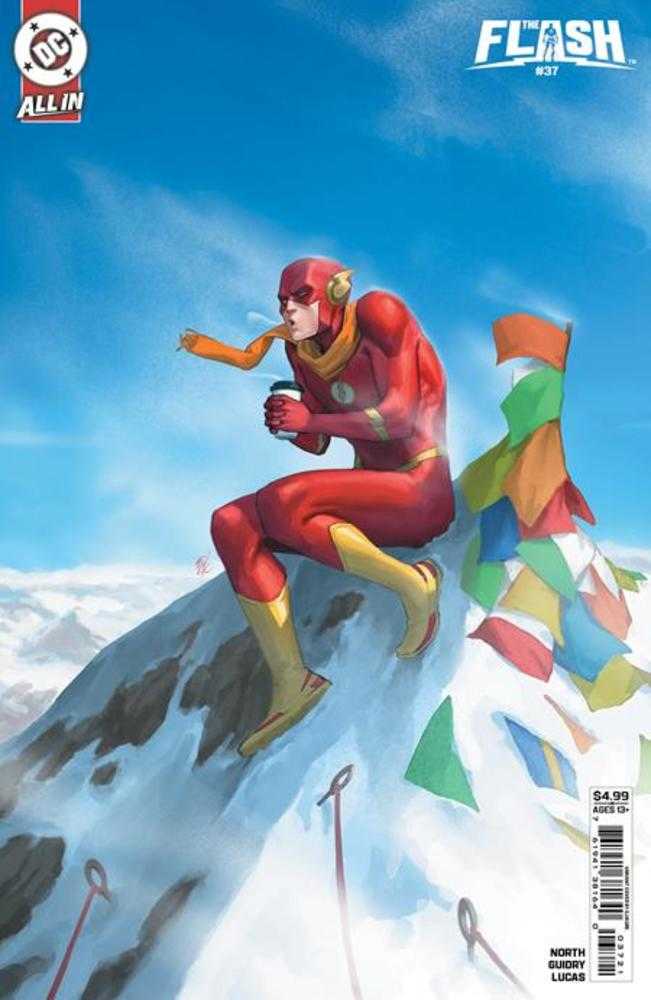 Comic book cover of 'Flash #37 Cover B Ejikure Card Stock Variant'