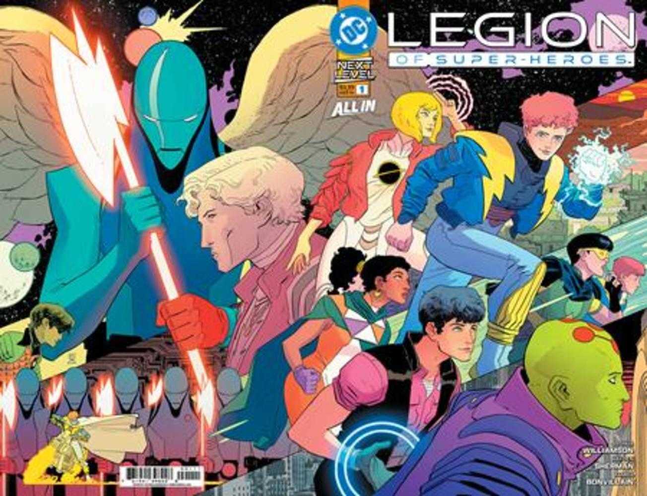 Legion Of Super Heroes #1 Cover A Hayden Sherman Wraparound PRESALE 9/02