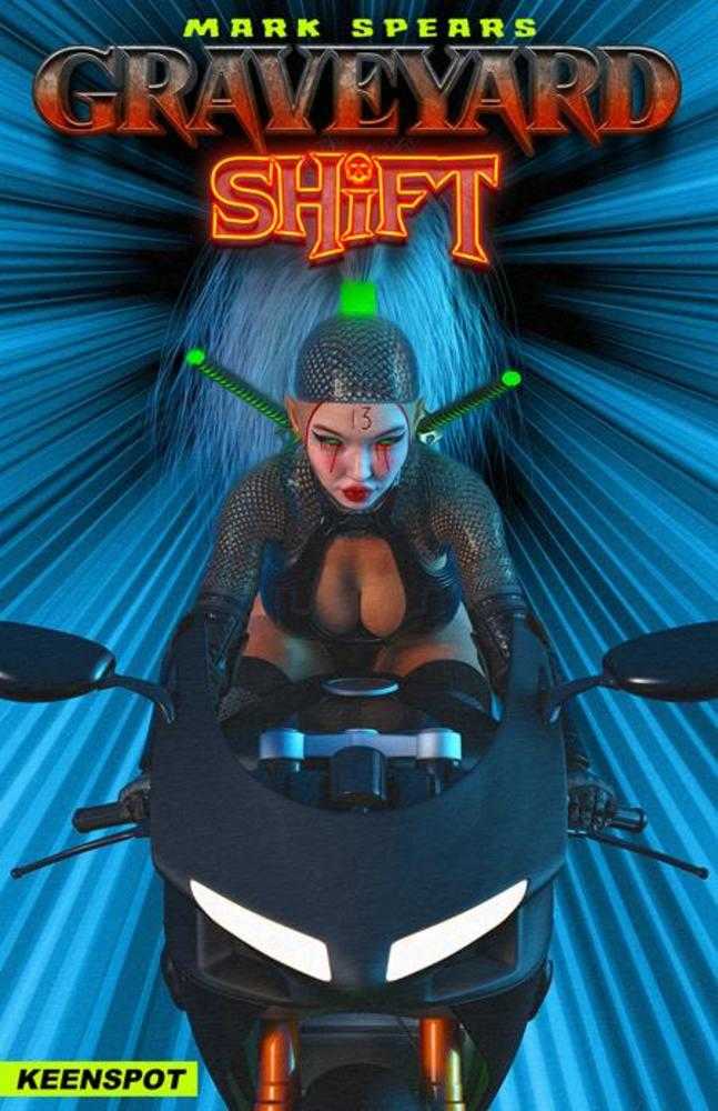 Comic book cover of 'Mark Spears Graveyard Shift #1 Cover C Mark Spears Shift Just Got Weird Variant'