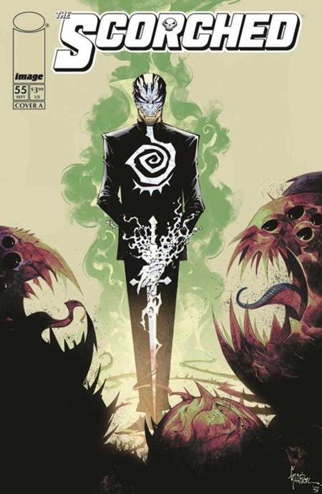 Comic book cover of 'Spawn Scorched #55 Cover A Jonathan Glapion'